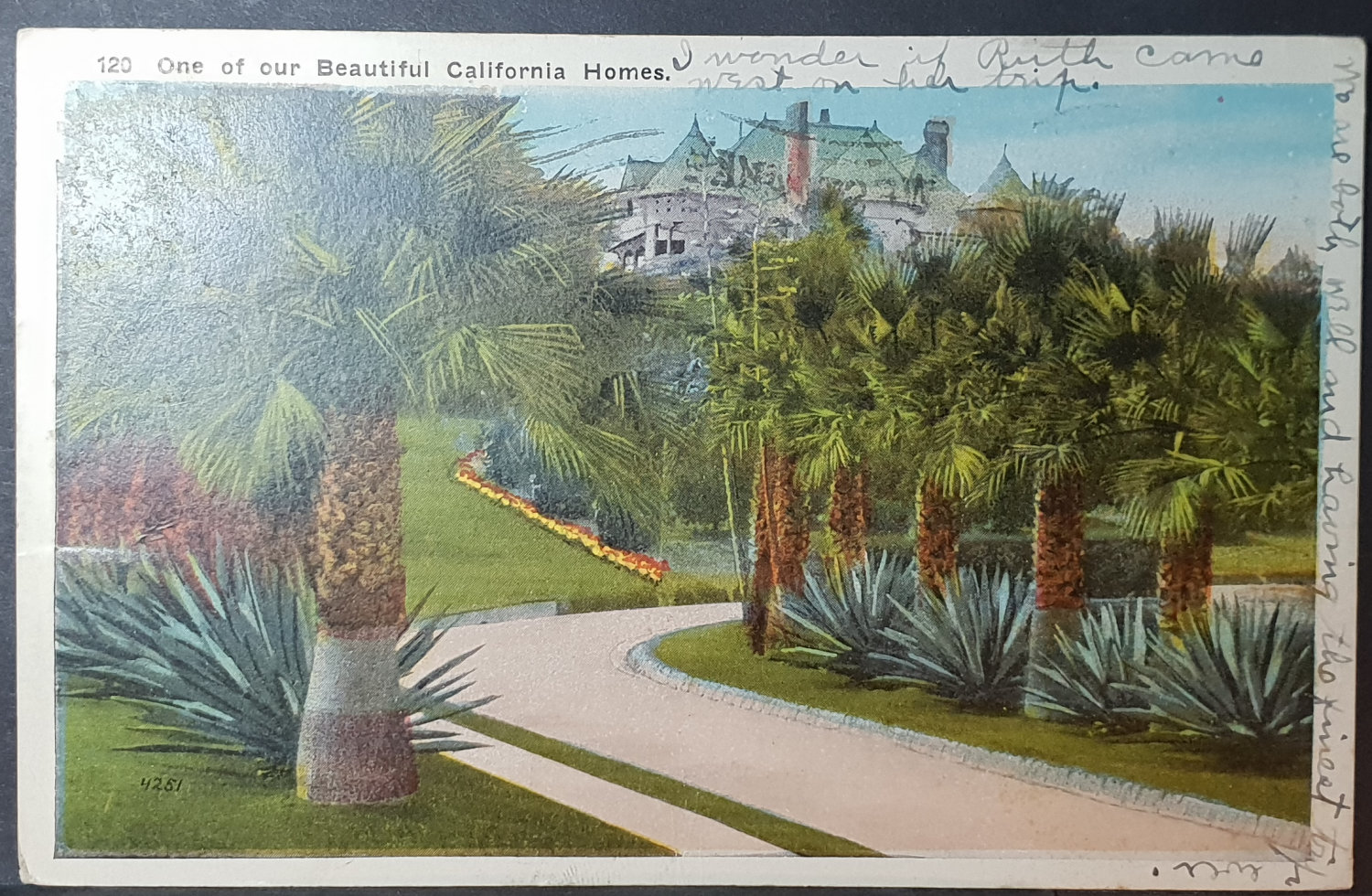 (image for) postcard USA - CA - California #0050